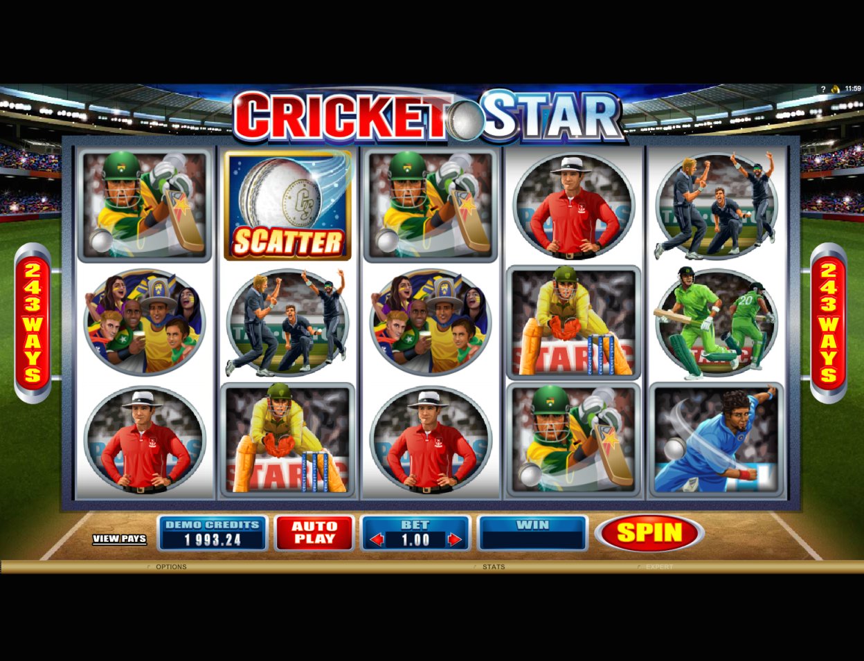 Cricket star slot