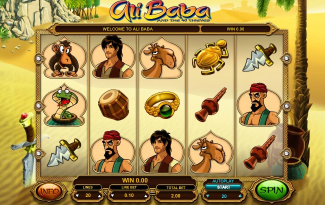 AliBaba and the 40 Thieves slot