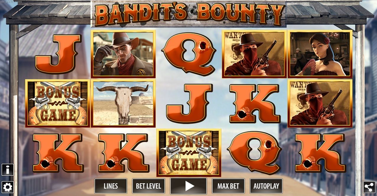 Bandit's Bounty Online Slot Game