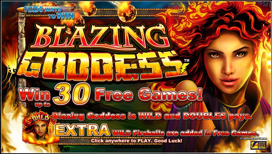 Blazing Goddess Free Slot Machine Game