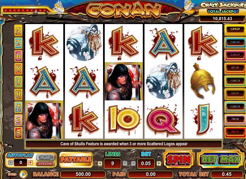 Conan Slot Game