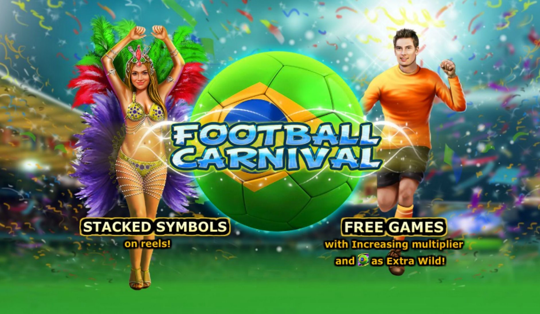 Football Carnival Slot Machine Game Screen Shot