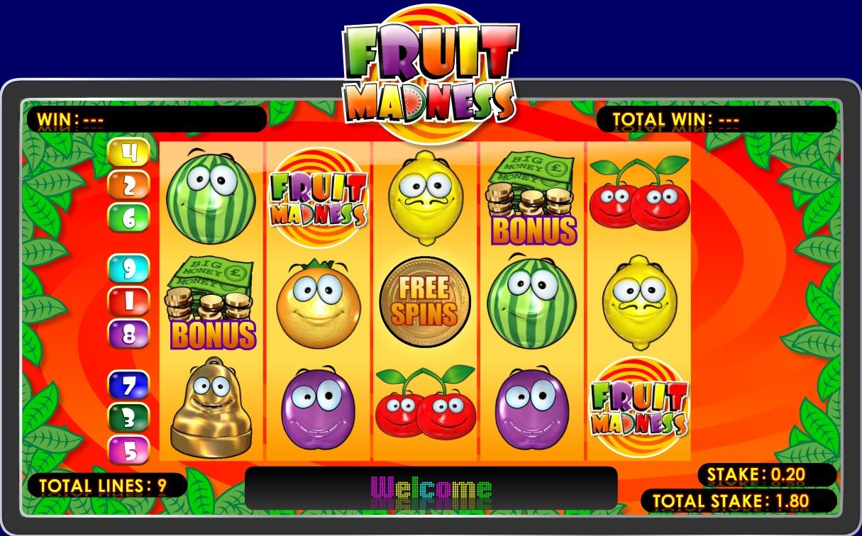 Fruit Madness Slot Machine Game Screen Shot