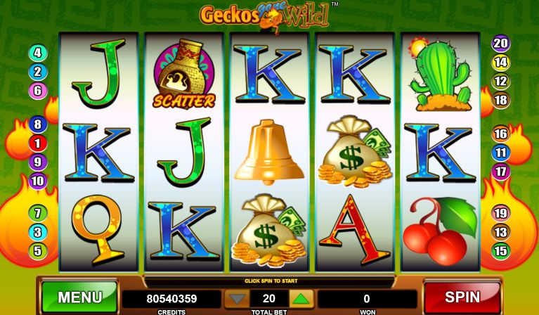 Geckos Gone Wild Free Slot Machine Game