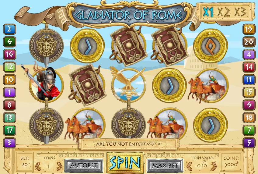 Gladiators of Rome Free Slot Machine Game