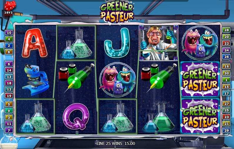Greener Pasteur Free Slot Machine Game