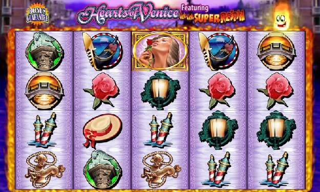 Hearts of Venice Fruit Machine Game