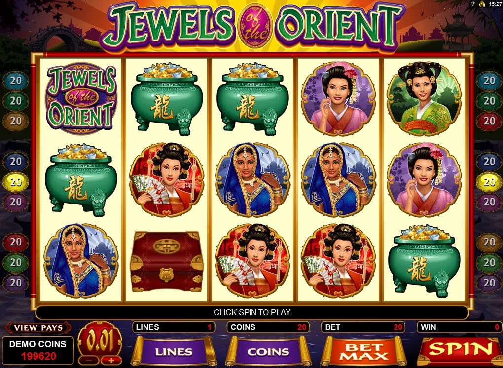 Jewels of the Orient Free Slot Machine Game