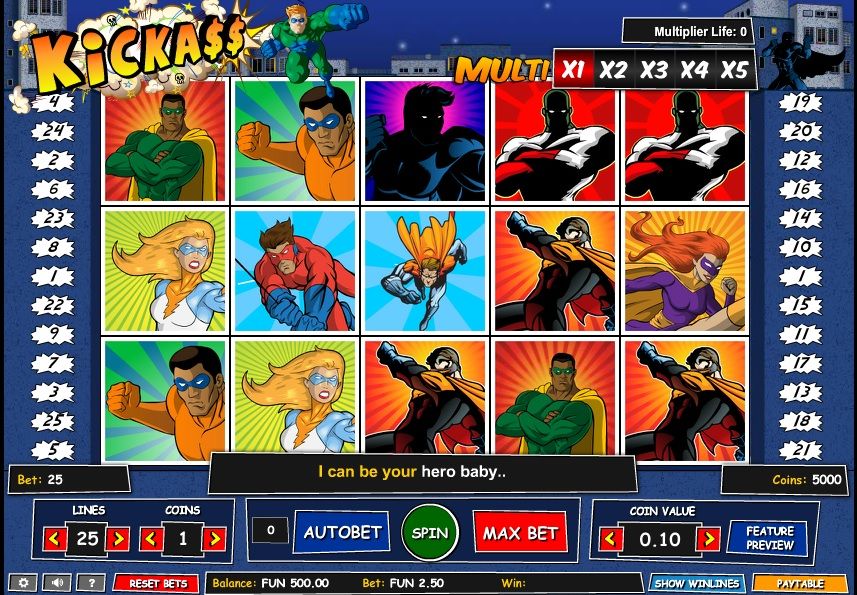 Kickass Free Slot Machine Game