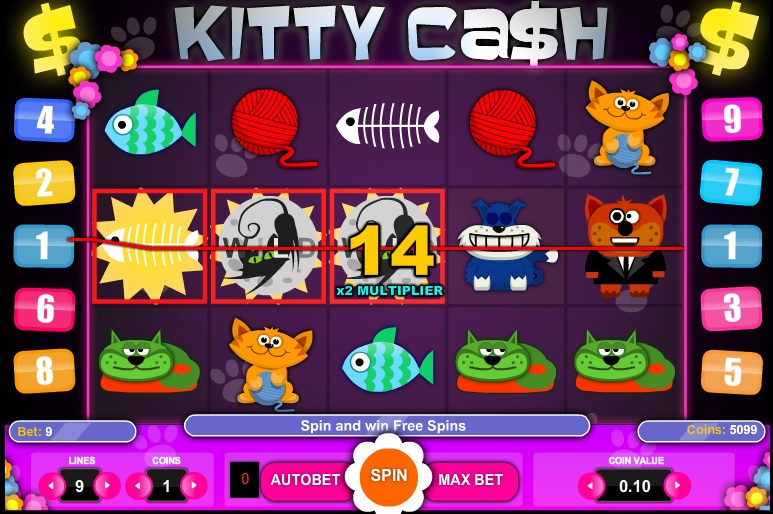 Kitty Cash Free Slot Machine Game