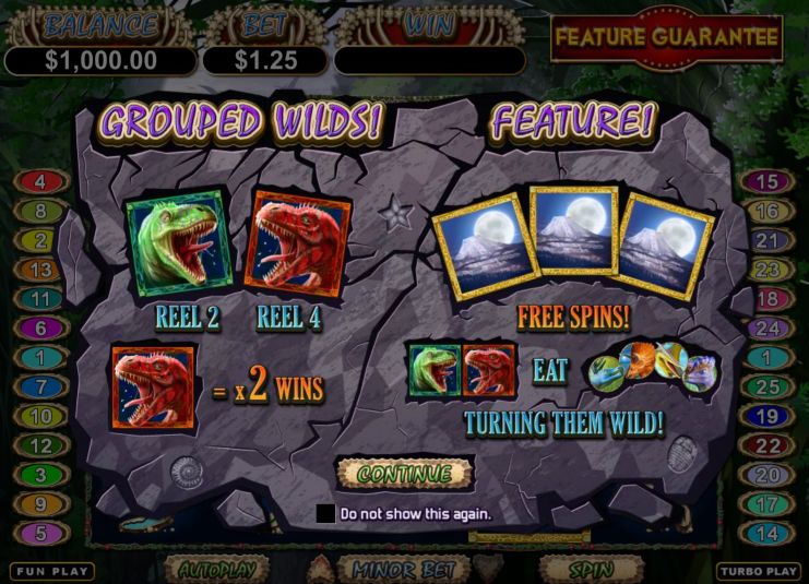 Megasaur Free Slot Machine Game