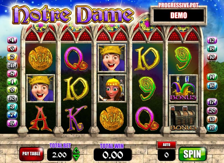 Notre Dame Free Slot Machine Game