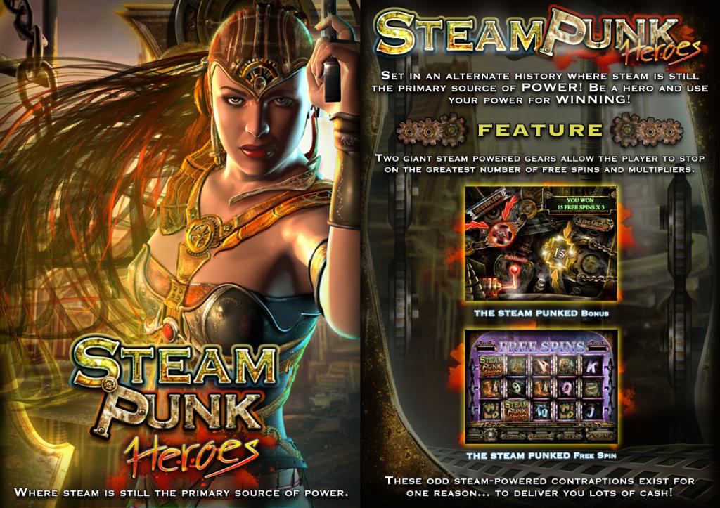 Steam Punk Heroes Free Slot Machine Game