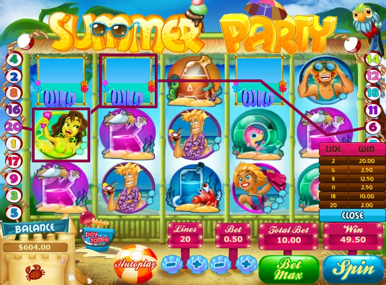 Summer Party Online Slot Game