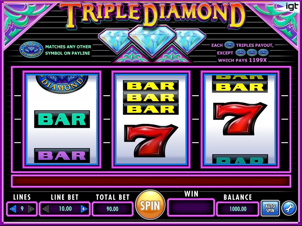Triple Diamond Free Slot Machine Game