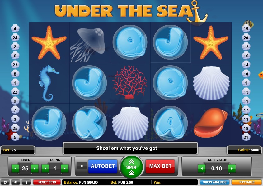 Under the Sea Free Slot Machine Game