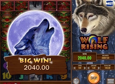 Wolf Rising Free Slot Machine Game