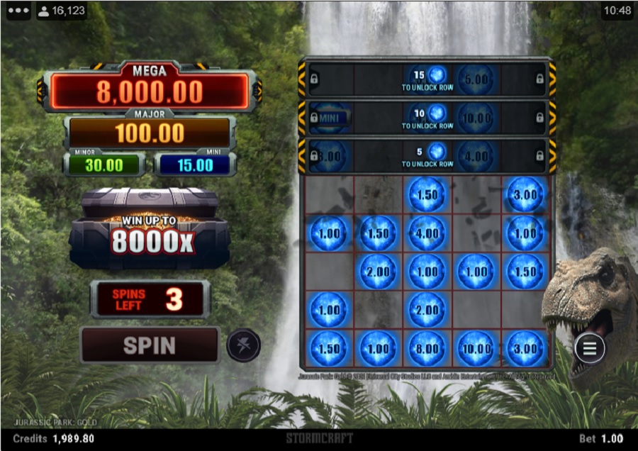 Jurassic Park Gold slot